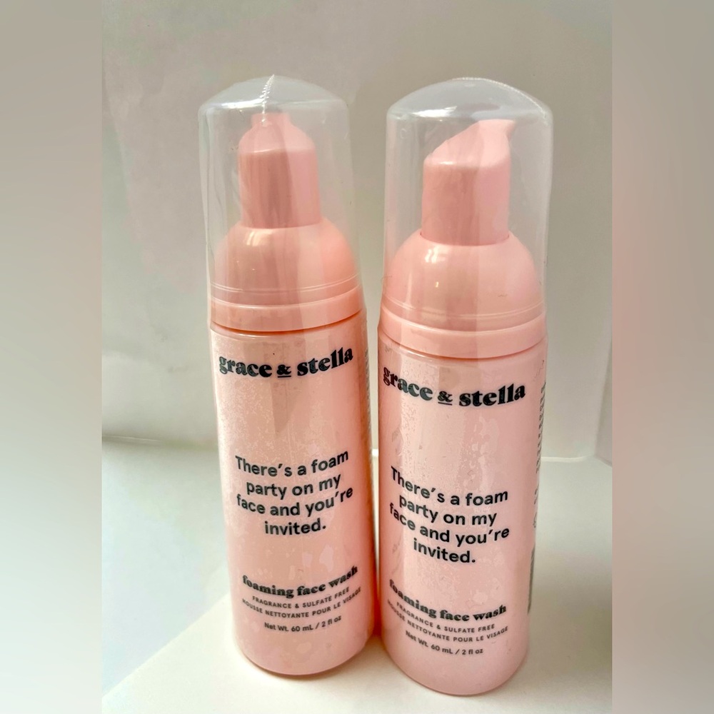 Grace & Stella Pink Foaming Face Wash Set of 2